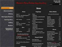 Tablet Screenshot of martiospizzany.com